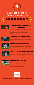 5 must see Premier League matches in February | Premier League