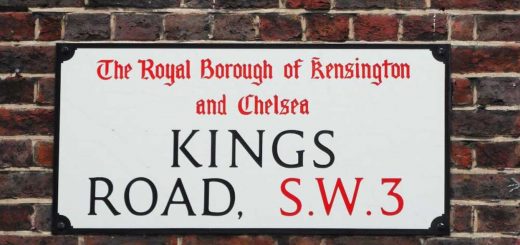 Chelsea kings road street sign