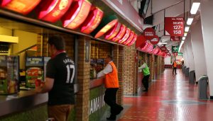 Food Area In Anfield Stadium