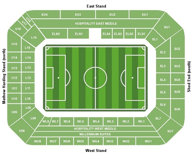 Stamford Bridge Seating Plan Matthew Harding Upper | www 