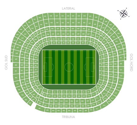 Barcelona Camp Nou Seating Chart