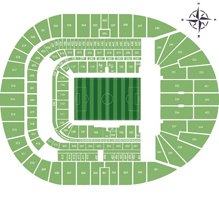 Tottenham Stadium Seating Chart