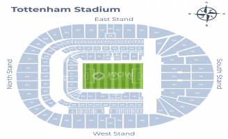 Tottenham Hotspur Stadium Seating Chart