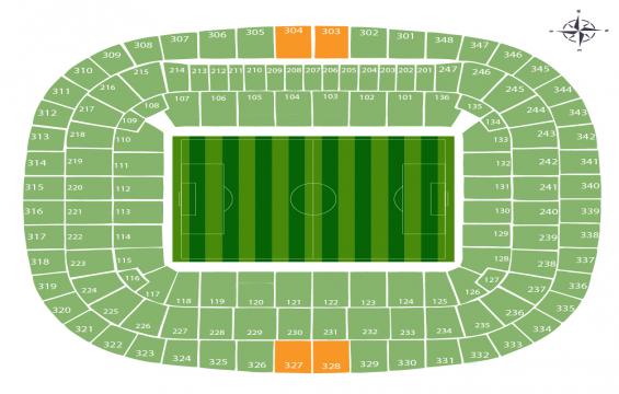 Allianz Arena seating chart – Long Side Central Upper Tier