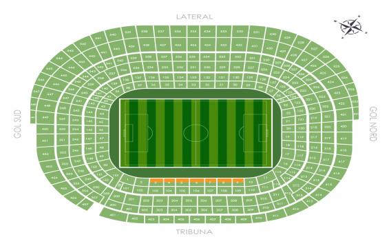Camp Nou seating chart – VIP Hospitality: Players Zone