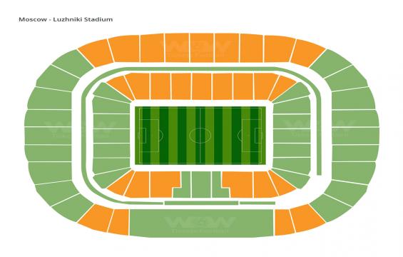 Luzhniki Stadium seating chart – Category 1