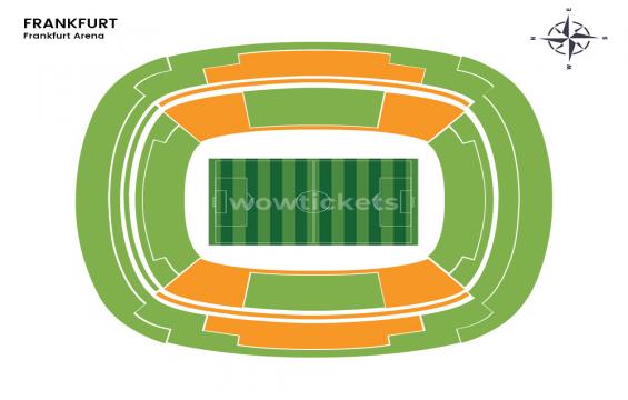 Commerzbank arena seating chart – Category 1