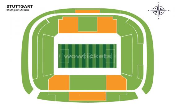Mercedes Benz Arena seating chart – Category 1