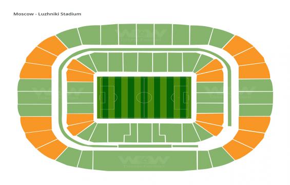 Luzhniki Stadium seating chart – Category 2