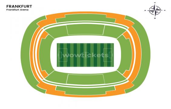 Commerzbank arena seating chart – Category 2