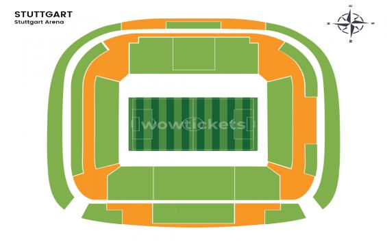 Mercedes Benz Arena seating chart – Category 2