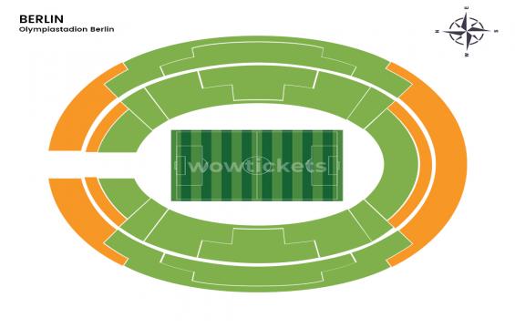 Olympiastadion Berlin seating chart – Category 3
