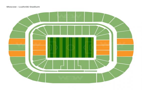 Luzhniki Stadium seating chart – Category 3