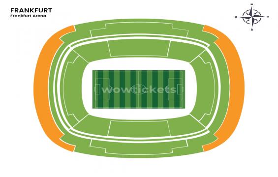 Commerzbank arena seating chart – Category 3