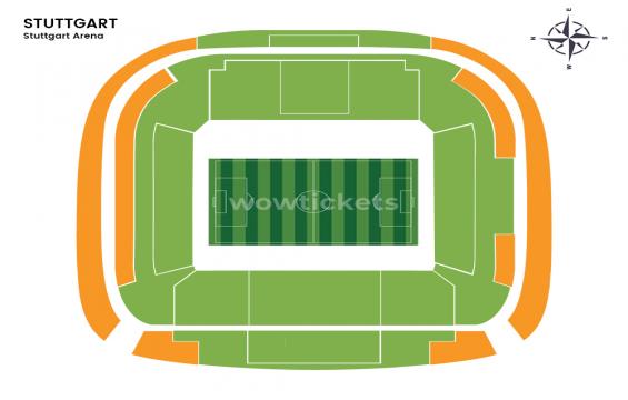 Mercedes Benz Arena seating chart – Category 3