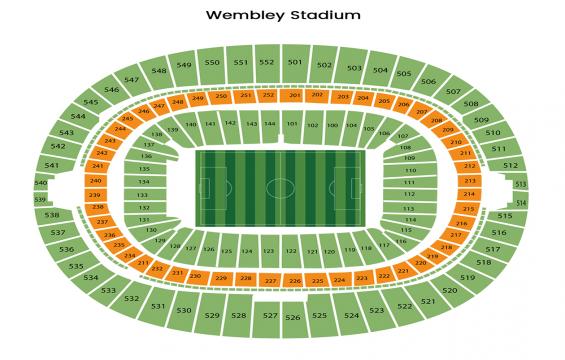 Wembley Stadium seating chart – Club Wembley