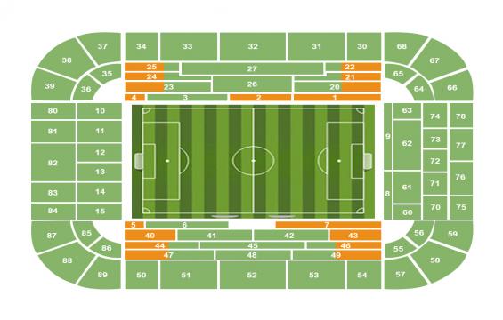 Signal Iduna Park seating chart – Long Side Lower Tier