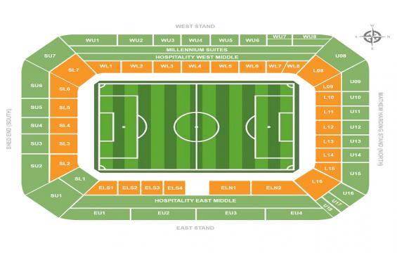 Stamford Bridge seating chart – Any Lower Tier