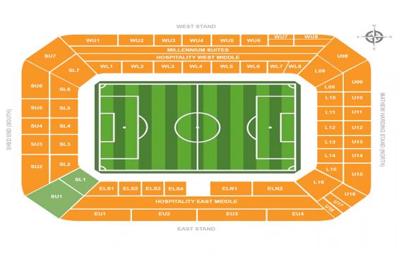 Stamford Bridge seating chart – Best Available